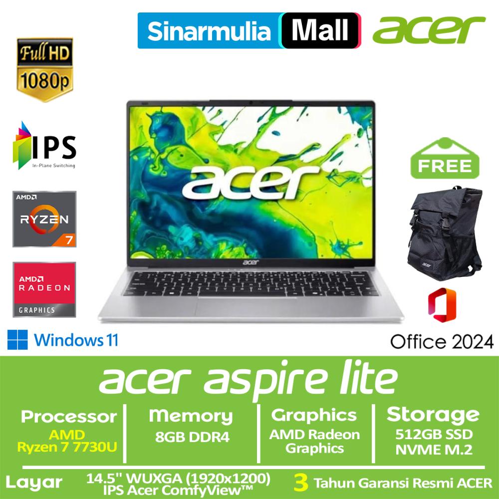 ACER Aspire Go AL14-44P Ryzen 7 7730U 512GB SSD 8GB WUXGA IPS Win11+OHS - foto 1