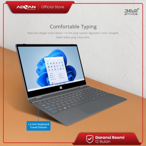 Advan 360 Stylus i5-1035G7 256GB SSD 8GB Touch Win116 Advan 360 Stylus i5-1035G7 256GB SSD 8GB Touch Win116