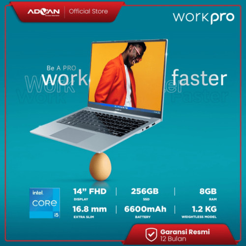 Advan Work Pro i5-1035G7 256GB SSD 8GB IPS Win1110