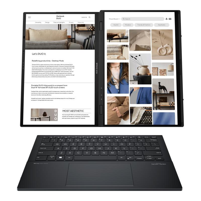 ASUS Zenbook DUO UX8406CA Ultra 9 285H 1TB SSD 32GB 3K OLED 0.2ms 120Hz 100%sRGB Touch Win11+OHS - foto 4