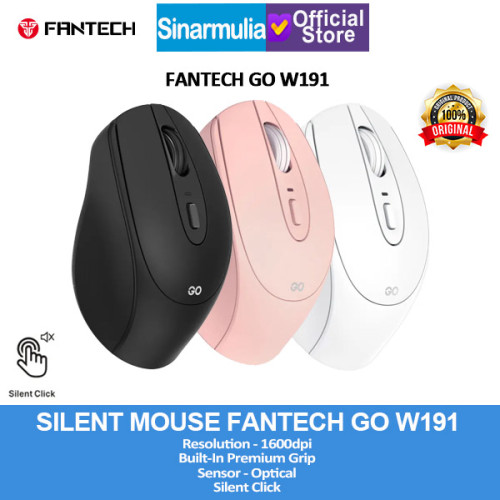 FANTECH GO Wireless Mouse W191 Silent Click 2.4Ghz 1600DPI1