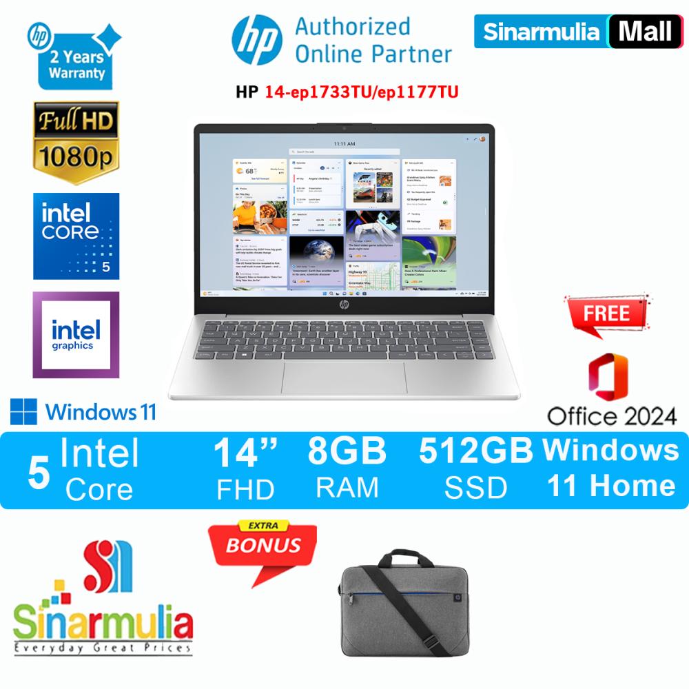 HP 14 Core 5 120U 512GB SSD 8GB FHD Win11+OHS - ep1733TU/ep1177TU - foto 5