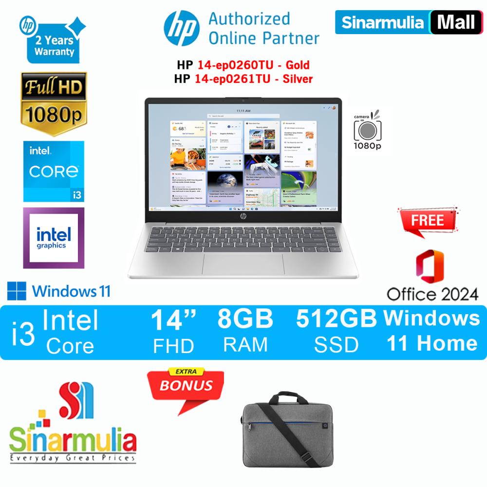 HP 14 i3-1315U 512GB SSD 8GB FHD Win11+OHS - ep0260TU/ep0261TU - foto 1