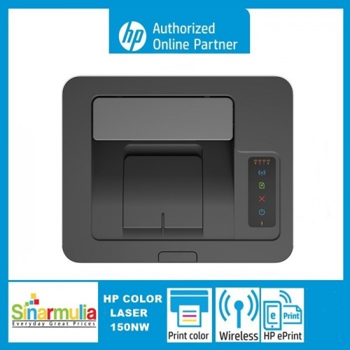 HP Color Laser 150nw Print warna - Network - wireless5