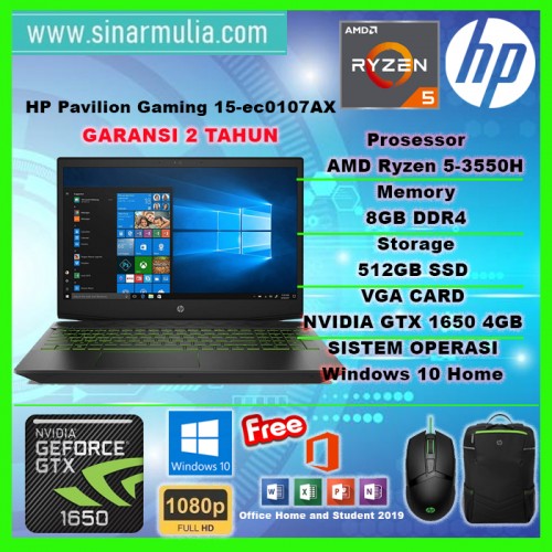 Hp pavilion gaming 15 amd ryzen 5 3550h cheap