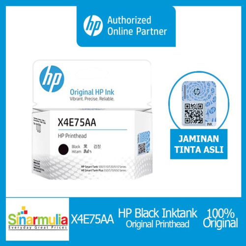 HP X4E75A Black Inktank Printhead