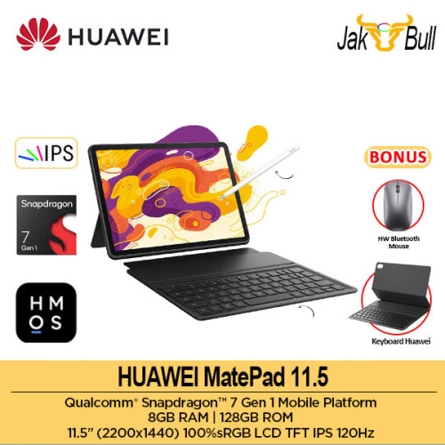 HUAWEI MatePad 11.5 Tablet Qualcomm Snapdragon 7 Gen 1 8GB 128GB IPS