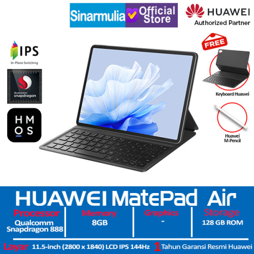 HUAWEI MatePad Air Tablet Qualcomm Snapdragon 888 8GB 128GB IPS 144Hz1