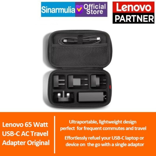Lenovo 65 Watt USB-C AC Travel Adapter Original1