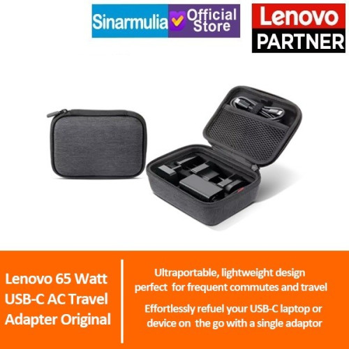 Lenovo 65 Watt USB-C AC Travel Adapter Original2