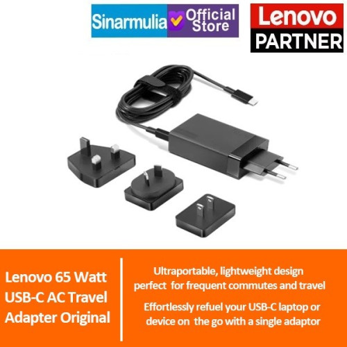 Lenovo 65 Watt USB-C AC Travel Adapter Original4