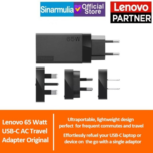 Lenovo 65 Watt USB-C AC Travel Adapter Original5