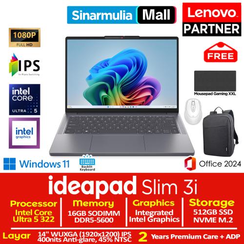 Lenovo Ideapad Slim 3i Ultra 5 322 512GB SSD 16GB WUXGA IPS Win11+OHS