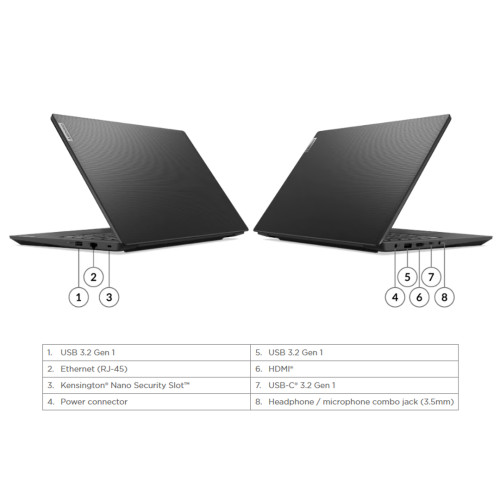 Lenovo V14 Ryzen 3 7320U 256GB SSD 8GB Win11+OHS3 Lenovo V14 Ryzen 3 7320U 256GB SSD 8GB Win11+OHS3