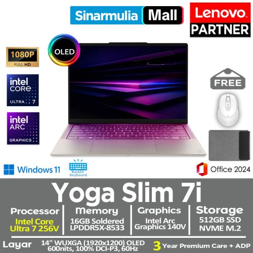 Lenovo YOGA Slim 7i Aura Edition Ultra 7 256V 512GB SSD 16GB WUXGA OLED 100%sRGB Win11+OHS