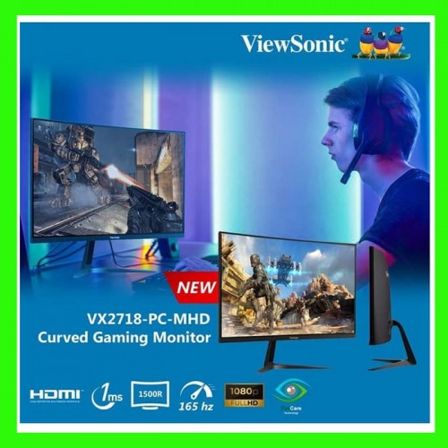 Monitor Gaming 27" ViewSonic VX2718-PC-MHD 165Hz|1ms|Curved|Free Sync5