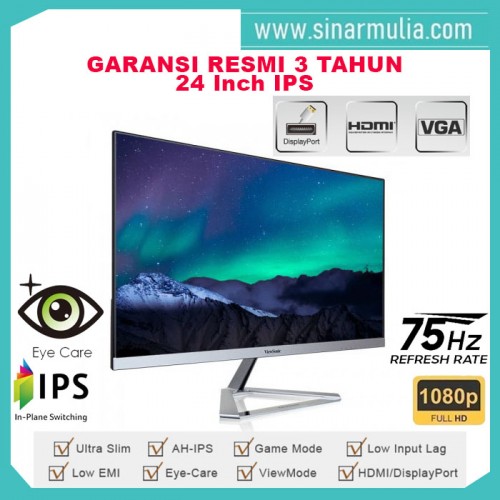 Monitor LED 24" ViewSonic VX2476-SMHD|Full HD|IPS|Speaker2