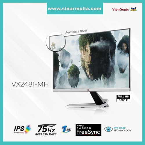 Monitor LED 24 ViewSonic VX2481-MH 75Hz 102% sRGB IPS Free Syn 1ms