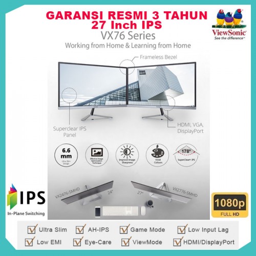 Monitor LED 27" ViewSonic VX2776-SMHD |Full HD|IPS|Speaker7
