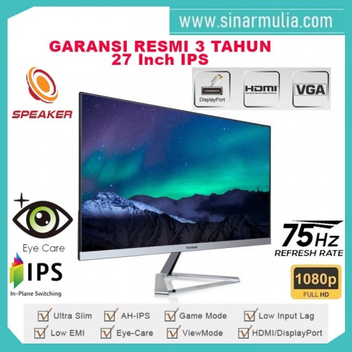 Monitor LED 27" ViewSonic VX2776-SMHD |Full HD|IPS|Speaker2
