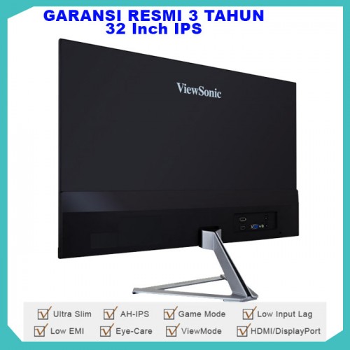 Monitor LED 32" ViewSonic VX3276-2K-MHD |IPS|Frameless|HDMI|DP7