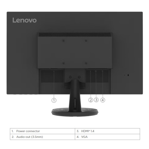 Monitor LED Lenovo D27-40 27" VA 75Hz 4ms HDMI VGA Eye Caring9 Monitor LED Lenovo D27-40 27" VA 75Hz 4ms HDMI VGA Eye Caring9
