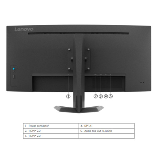 Monitor LED Lenovo G34w-30 34 VA 165Hz 0.5ms HDMI 99%sRGB11