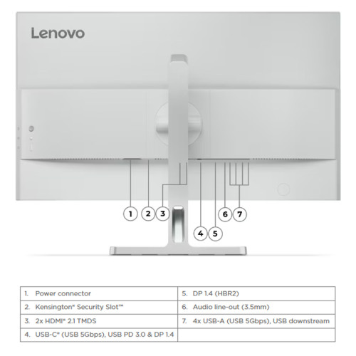 Monitor LED Lenovo L27h-4A 27" QHD IPS 100Hz 1ms HDMI 99%sRGB HDR109 Monitor LED Lenovo L27h-4A 27" QHD IPS 100Hz 1ms HDMI 99%sRGB HDR109