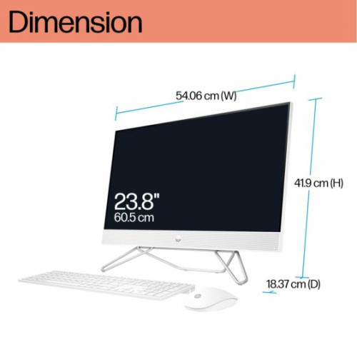 PC AIO HP 24-CB1017D i5-1235U 512GB SSD 8GB 23.8" Touch Win11+OHS6 PC AIO HP 24-CB1017D i5-1235U 512GB SSD 8GB 23.8" Touch Win11+OHS6
