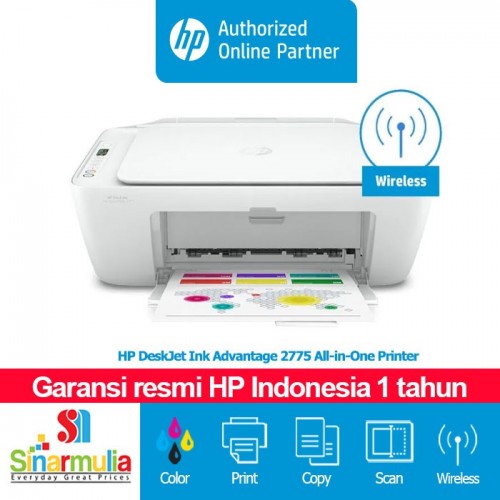 Printer HP 2775 Ink Advantage Deskjet All In One Wireless