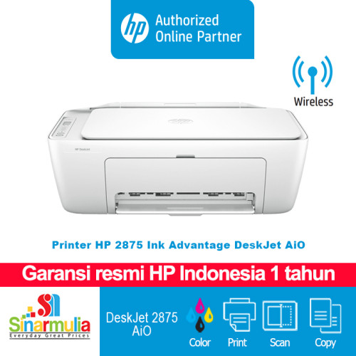 Printer HP 2875 Ink Advantage Deskjet All In One Wireless