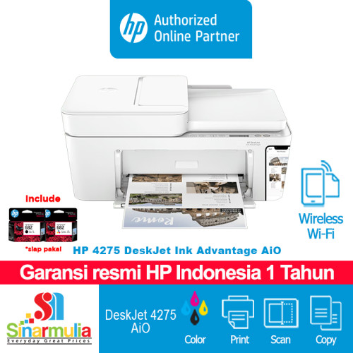 Printer HP 4275 DeskJet Ink Advantage All in One Wireless Wi-Fi Printer HP 4275 DeskJet Ink Advantage All in One Wireless Wi-Fi