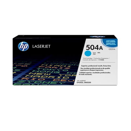 HP 504A Cyan Toner (CE251A)_2 HP 504A Cyan Toner (CE251A)_2
