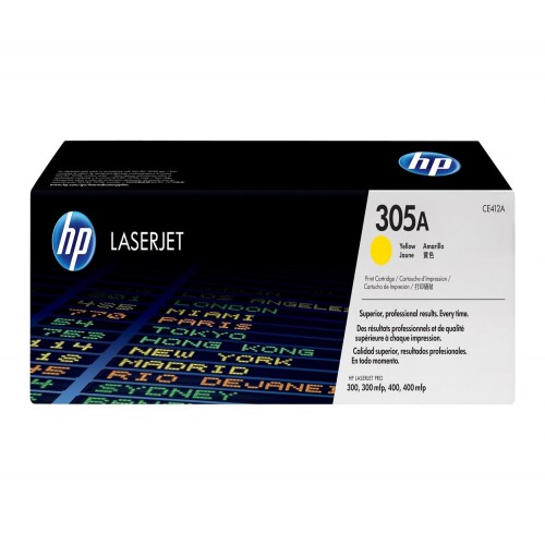 HP 305A Yellow Toner ( CE412A )