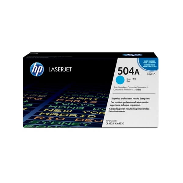 HP 504A Cyan Toner (CE251A)