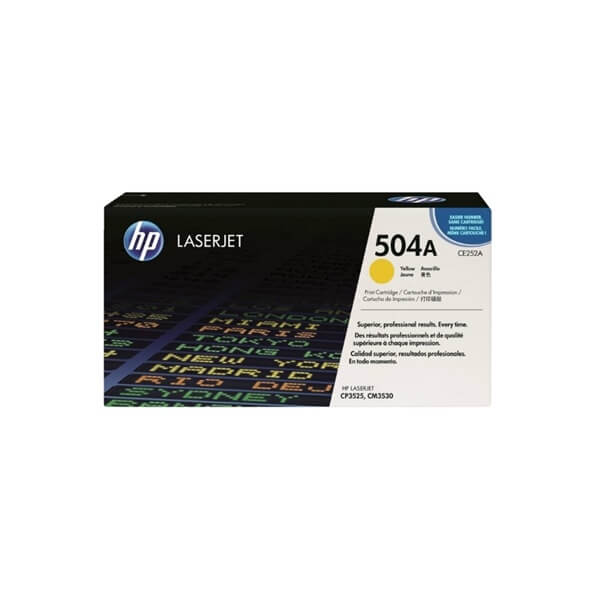 HP 504A Yellow Toner ( CE252A )