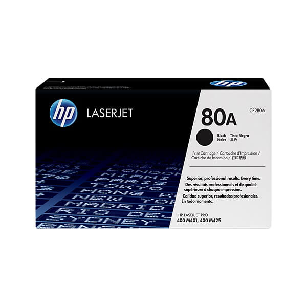 HP 80A Black Toner (CF280A)