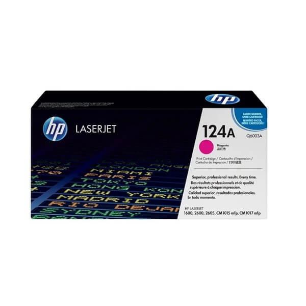 HP 124A Magenta Toner (Q6003A) HP 124A Magenta Toner (Q6003A)