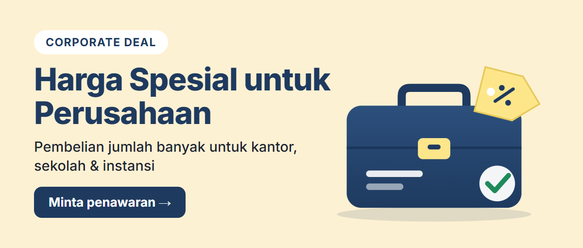 Harga spesial untuk perusahaan (corporate deal)