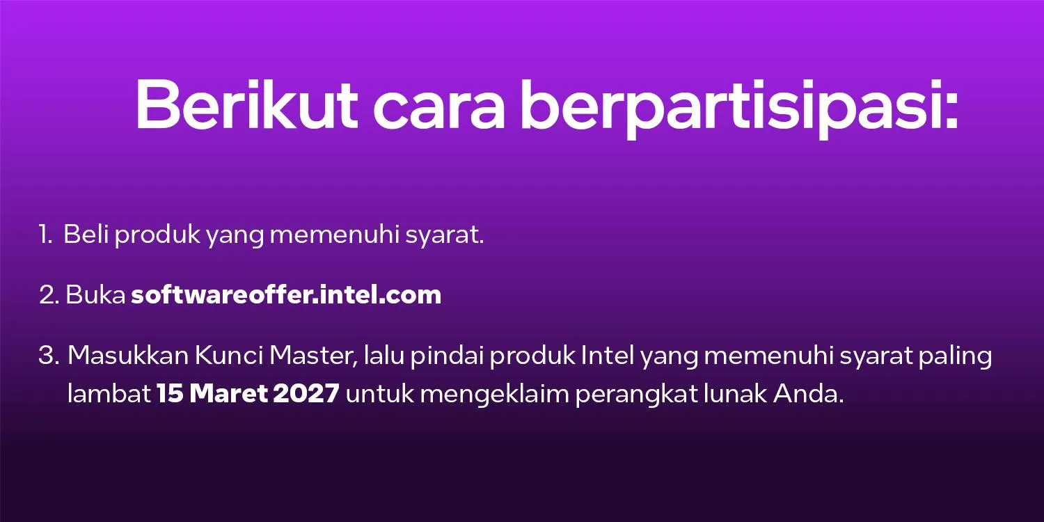 Upgrade Performa & Kreativitas Tanpa Batas: Promo Intel Core Ultra x Adobe