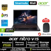 ACER Nitro V15 ANV15-52 i5-13420H RTX5050 512GB SSD 16GB IPS 180Hz Win11+OHS1