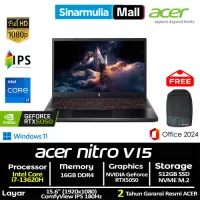 ACER Nitro V15 ANV15-52 i7-13620H RTX5050 512GB SSD 16GB IPS 180Hz Win11+OHS1