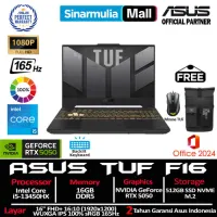 ASUS TUF Gaming F16 FX608JH i5-13450HX RTX5050 512GB SSD 16GB IPS 100%sRGB 165Hz Win11+OHS1
