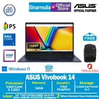 ASUS Vivobook 14 A1404VAP Core 5 120U 512GB SSD 16GB IPS Win11+OHS - foto 1