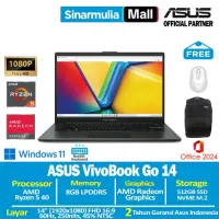 ASUS Vivobook Go 14 E1404FA Ryzen 5 40 512GB SSD 8GB FHD IPS Win11+OHS1
