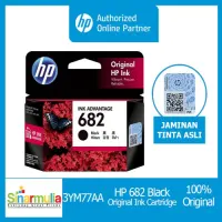 HP 682 Black Original Ink Advantage Cartridge Tinta Printer Original1