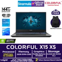 Laptop Gaming COLORFUL X15 XS i5-12500H RTX3050 512GB SSD 16GB 144Hz IPS Win11+OHS7