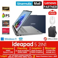 Lenovo Ideapad 5 2IN1 Ryzen 5 230 512GB SSD 16GB WUXGA IPS Touch Win11+OHS1