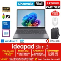 Lenovo Ideapad Slim 3i Core 7 350 512GB SSD 16GB WUXGA IPS Win11+OHS1
