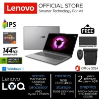 Lenovo LOQ Essential Ryzen 7 7735HS RTX3050 512GB SSD 16GB IPS 100%sRGB 144Hz Win11+OHS12